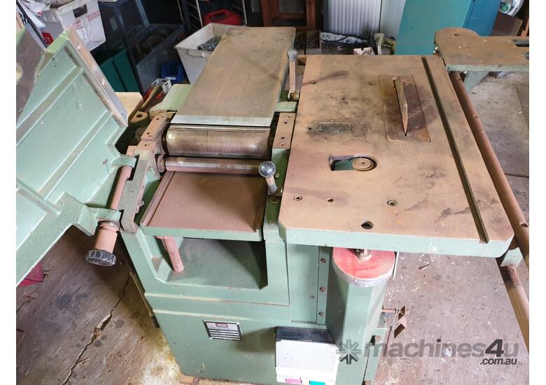 caption Table Saw and much much more! COMBINATION MACHINE Saw, Thicknesser, Spindle, Mortiser *URGENT SALE*