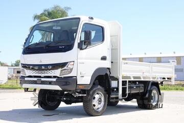 2025 Fuso Canter 4x4 Tipper with Dropsides