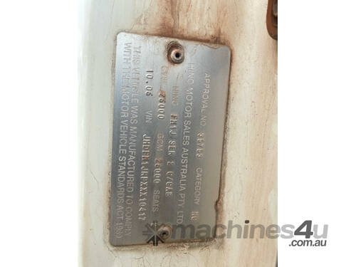 2006 Hino FM1J Water Cart