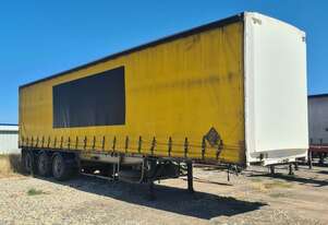 1989 Lusty Triaxle Flattop Curtainsider B Trailer