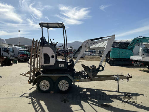 2016 Bobcat E20 Excavator & Trailer