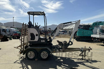 2016 Bobcat E20 Excavator & Trailer