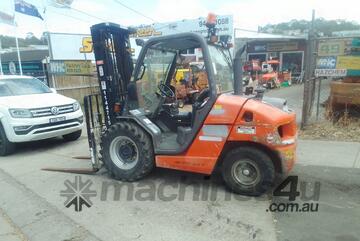 MSI-30 t , 3 stage 4.7mtr , side shift , Kubota turbo , 2wd , 3 lever hyd , 2013 model ,