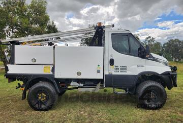Iveco Daily 55S17W 4x4 Single Cab Traytop Service Body. One Owner Ex Govt.