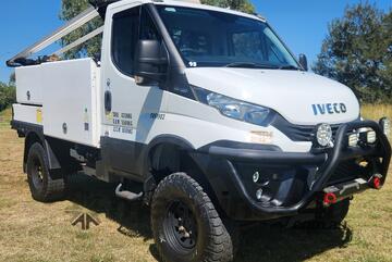 Iveco Daily 55S17W 4x4 Single Cab Traytop Service Body. One Owner Ex Govt.