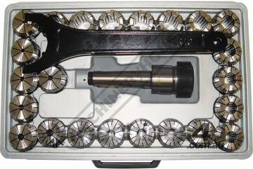 3MT x ER40 Collet & Chuck Set - 25 Piece Collet Range 3 - 26mm 