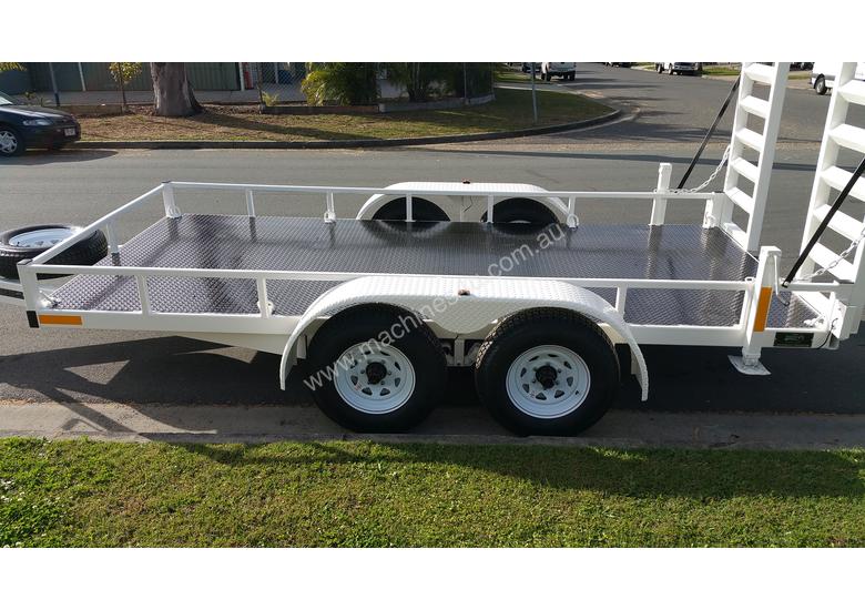 caption 14ft Plant Machinery Trailer 4.5 Tonne Tandem Axle