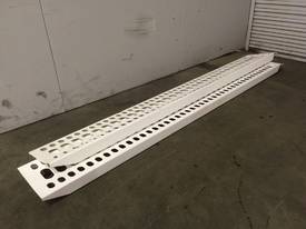UNUSED STEEL RAMPS 2.3M LONG SUIT DINGO WHEELED OR TRACK D646 - picture1' - Click to enlarge