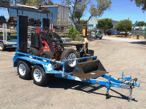 LOW HOUR DINGO MINI LOADER TRAILER PACKAGE WITH AT