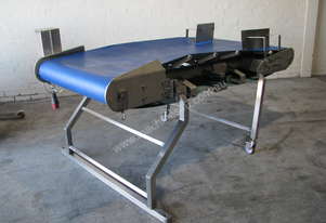 Stainless Steel Motorised Concave Conveyor