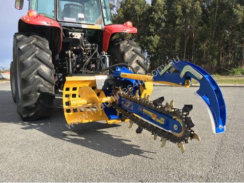 Tractor Three Point Linkage Chain Trencher