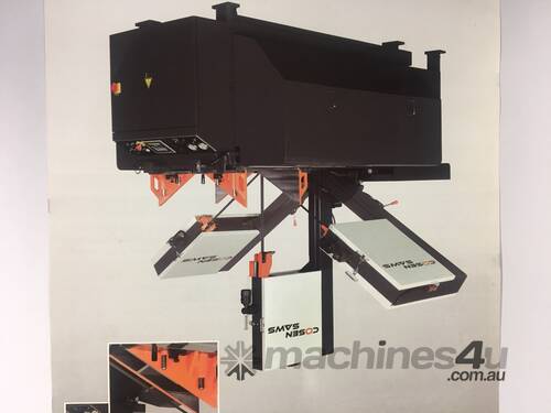 caption Cosen V2026NC Dual Miter Cutting Bandsaw
