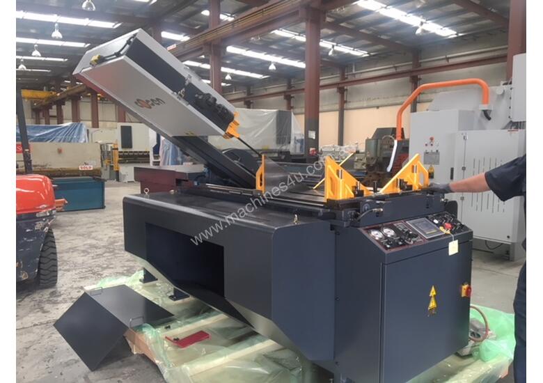 caption Cosen V2026NC Dual Miter Cutting Bandsaw