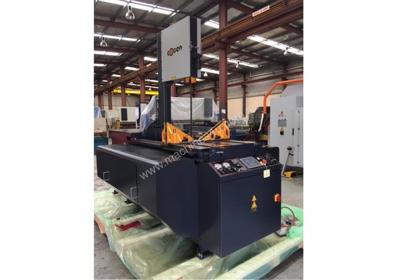 caption Cosen V2026NC Dual Miter Cutting Bandsaw