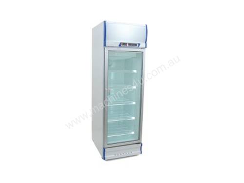 Anvil Single Glass Door Upright Display Freezer GDJ0641 - 520Lt