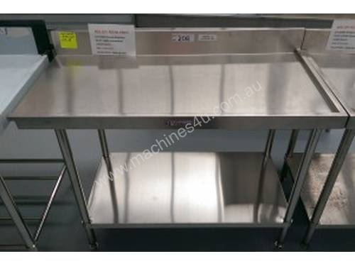 SIMPLY STAINLESS Stainless Steel Dishwasher Right Outlet Bench 1200mm Ex Demo 40% OFF