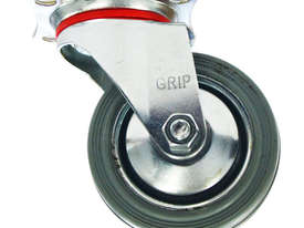 43055 - GREY STEEL CORE CASTOR(SWIVEL) - picture0' - Click to enlarge