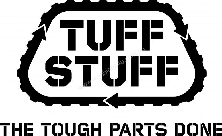 caption TUFFTRAC RUBBER EXCAVATOR TRACKS