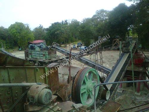 KAWASAKI JAW AND KEMCO CONE CRUSHER WITH COMPLETE PLANT FOR SALE