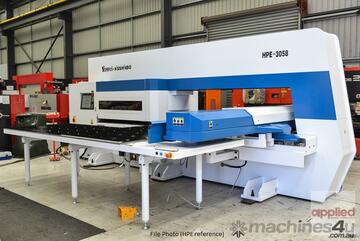   Yawei HPE-3058 Servo Drive CNC Turret Punch Press. Siemens 840D and more.