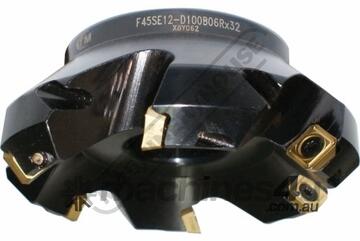 F45SE12-D100 Face Mill 45 - Super High-Rake 100mm Insert tip not included