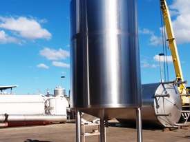 Stainless Steel Mixing Tank (Vertical), Capacity: 4,000Lt - picture0' - Click to enlarge