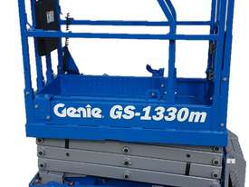 Genie GS-1330 13ft Electric Scissor Lift - picture0' - Click to enlarge