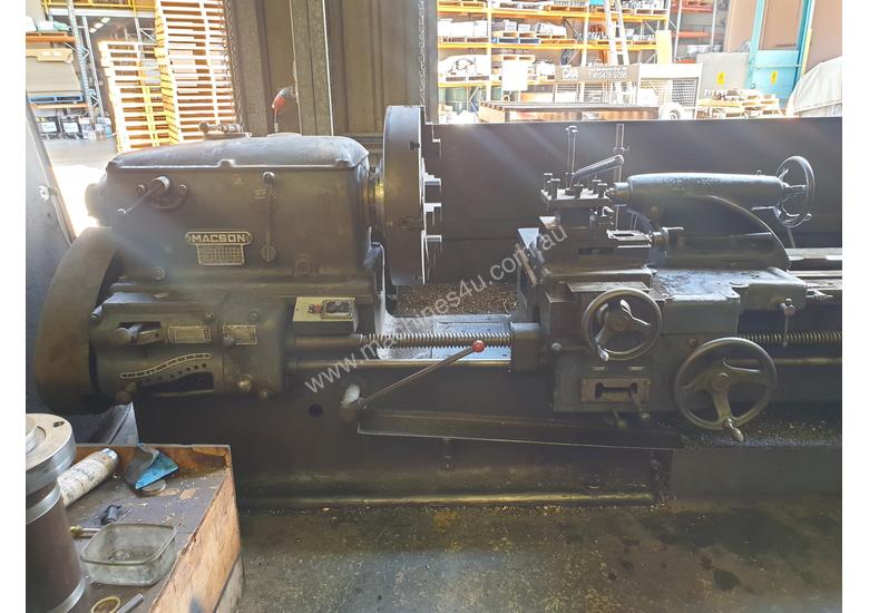 caption FLAT BED LATHE SWING OVER BED APPROX 560 MM 105 MM SPINDLE BORE 3 METER BED