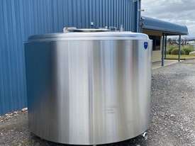 3,800ltr Jacketed Stainless Steel Tank, Milk Vat - picture1' - Click to enlarge