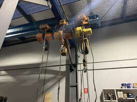 Gantry Chain Hoists x 3 Price Negotiable   - picture0' - Click to enlarge