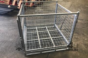ACTIVE FORKLIFTS - Goods Cage Warehouse Storage Stackable 1000KG Galvanized