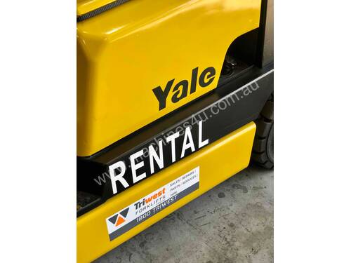 HIRE - Yale 2.5 tonne Counterbalanced Diesel Forklift
