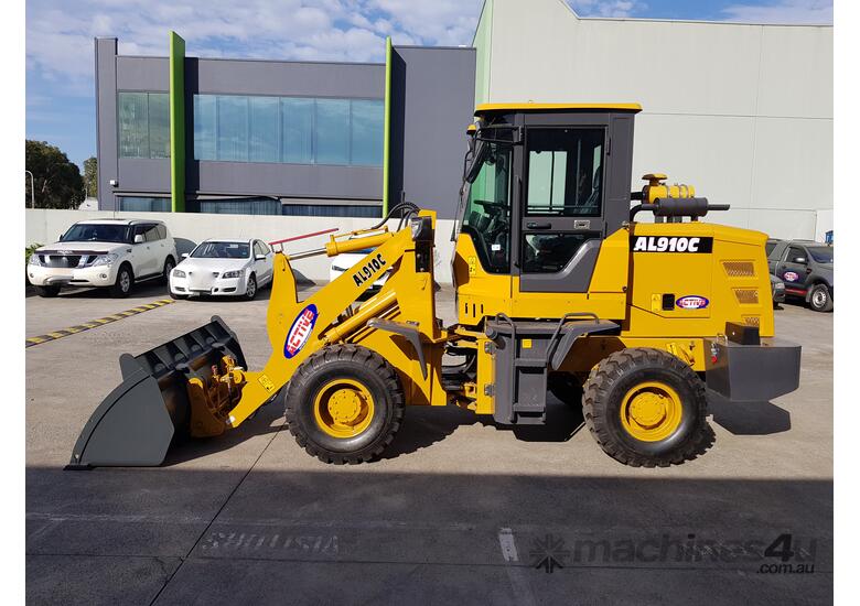 AL910C 4T Wheel Loader | 4-Speed Transmission, Air-Conditioned & Heated Cabin, Suspension Seat