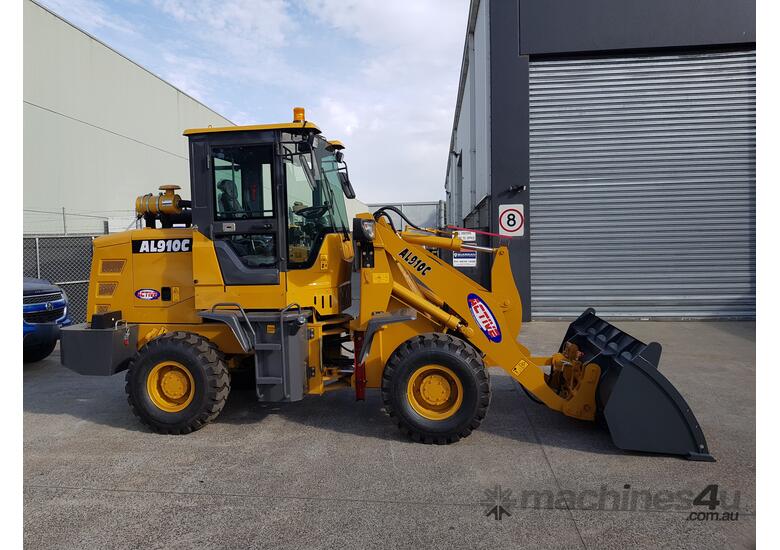 AL910C 4T Wheel Loader | 4-Speed Transmission, Air-Conditioned & Heated Cabin, Suspension Seat
