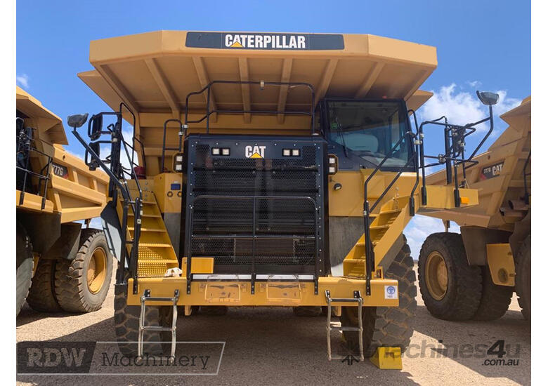 caption Caterpillar 777G Dump Truck