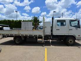 2010 MITSUBISHI FUSO FK 600 - Dual Cab - Tray Truck - Tray Top Drop Sides - picture1' - Click to enlarge