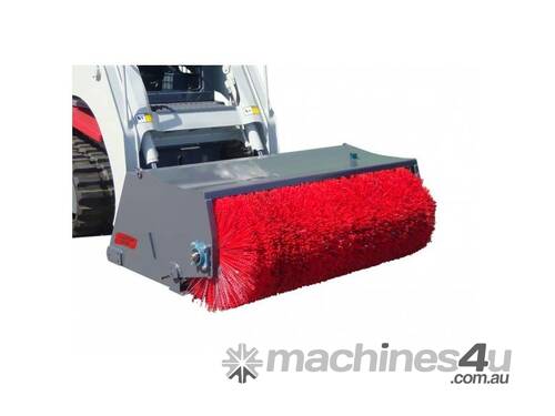 caption Norm Open Mouth Broom - To Suit Mini Loaders, Skid Steers, Backhoes & Telehandler