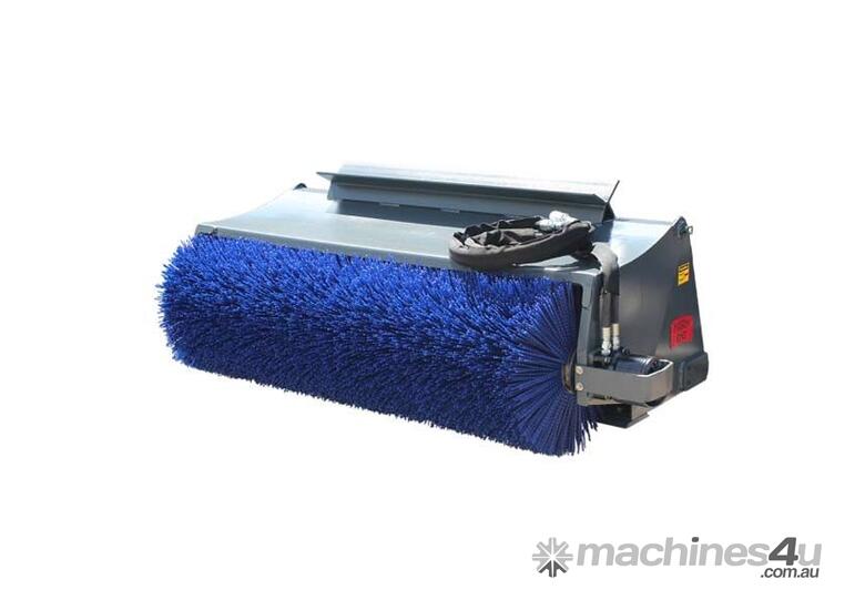 caption Norm Open Mouth Broom - To Suit Mini Loaders, Skid Steers, Backhoes & Telehandler