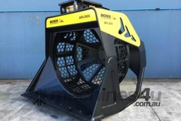 Boss Rotating Screening Bucket Suitable for 8T+ Excavators/Loaders - Solid & Durable!