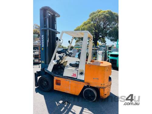 NISSAN 3.5T 6.7M LIFT PETROL FORKLIFT SIDE SHIFT