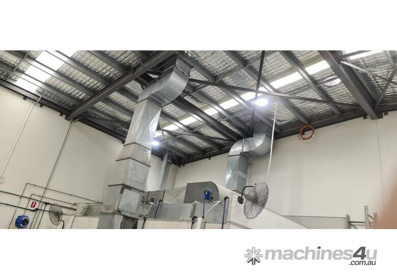 Used custom built Fully operational paint booth with paint mixing room