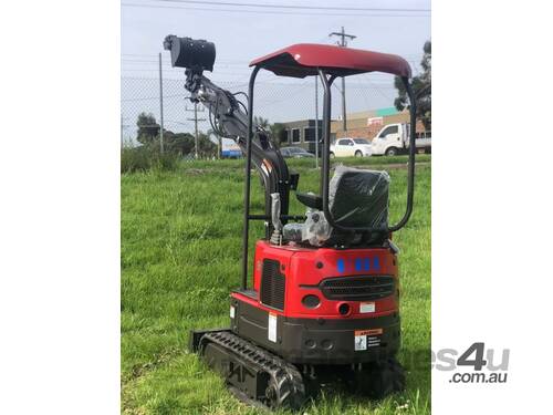 Free Tilt Bucket ! 2023 UHI 14HP Engine UME12 Mini Excavator Swing Boom, Expandable Track