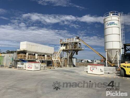 Concrete Batching Plant MB 30 WS 30M/H, Twin Silos, 3 Aggregate Compartments,Serial No: 2016/082