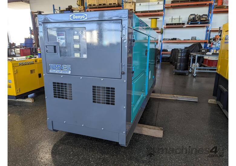 110 KVA Denyo Japan Quality Mitsubishi Diesel Generator As New Condition Fraction of New Cost