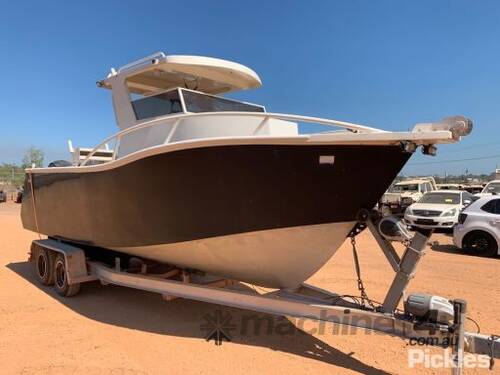 Sabrecraft 7000 XTREME Half Cabin Boat and Trailer Package