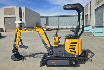 EBU Mini Excavator EME10 1T with 8 FREE Attachments! HUGE SALE