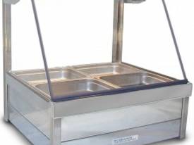 Roband C22 Hot Foodbar Curved Glass Double Row Wit - picture0' - Click to enlarge