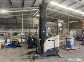 Crown RR5700 Electric Reach Forklift (Stand on) - picture0' - Click to enlarge