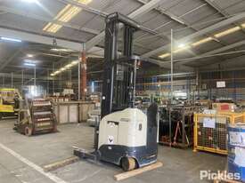 Crown RR5700 Electric Reach Forklift (Stand on) - picture0' - Click to enlarge