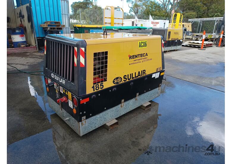 caption Used 185 and 425 CFM Sullair Compressors
